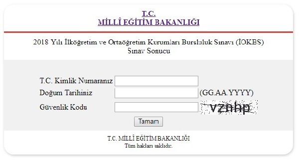 2018 Bursluluk Iokbs Sinav Sonuclari Aciklandi