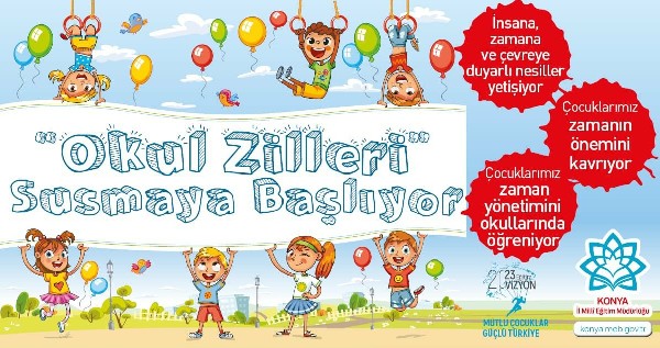 Konya Da Okul Zilleri Sustu