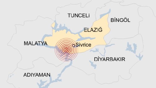 Elazig Da 6 8 Buyuklugunde Deprem