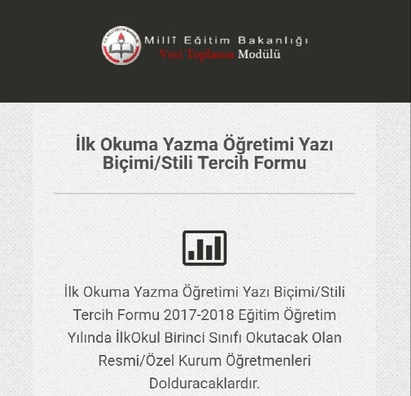 1 sinif ogretmenlerine bitisik egik el yazisi dik temel yazi anketi